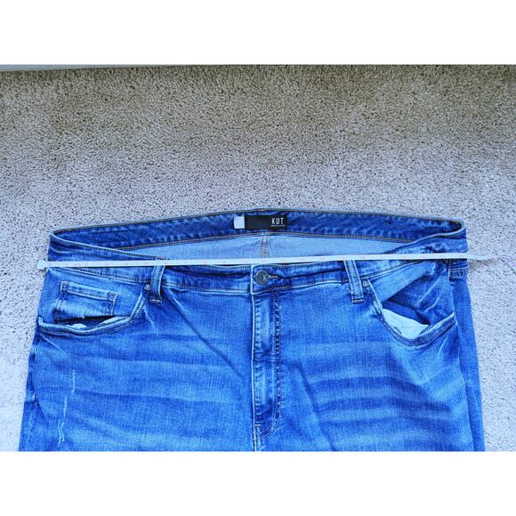 Kut From The Kloth Donna High Rise Ankle Skinny Jeans Plus Size 24 W Classic 25" - Picture 7 of 10
